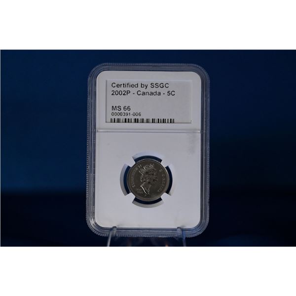 Canada 2002P 5 Cent SSGC MS 66