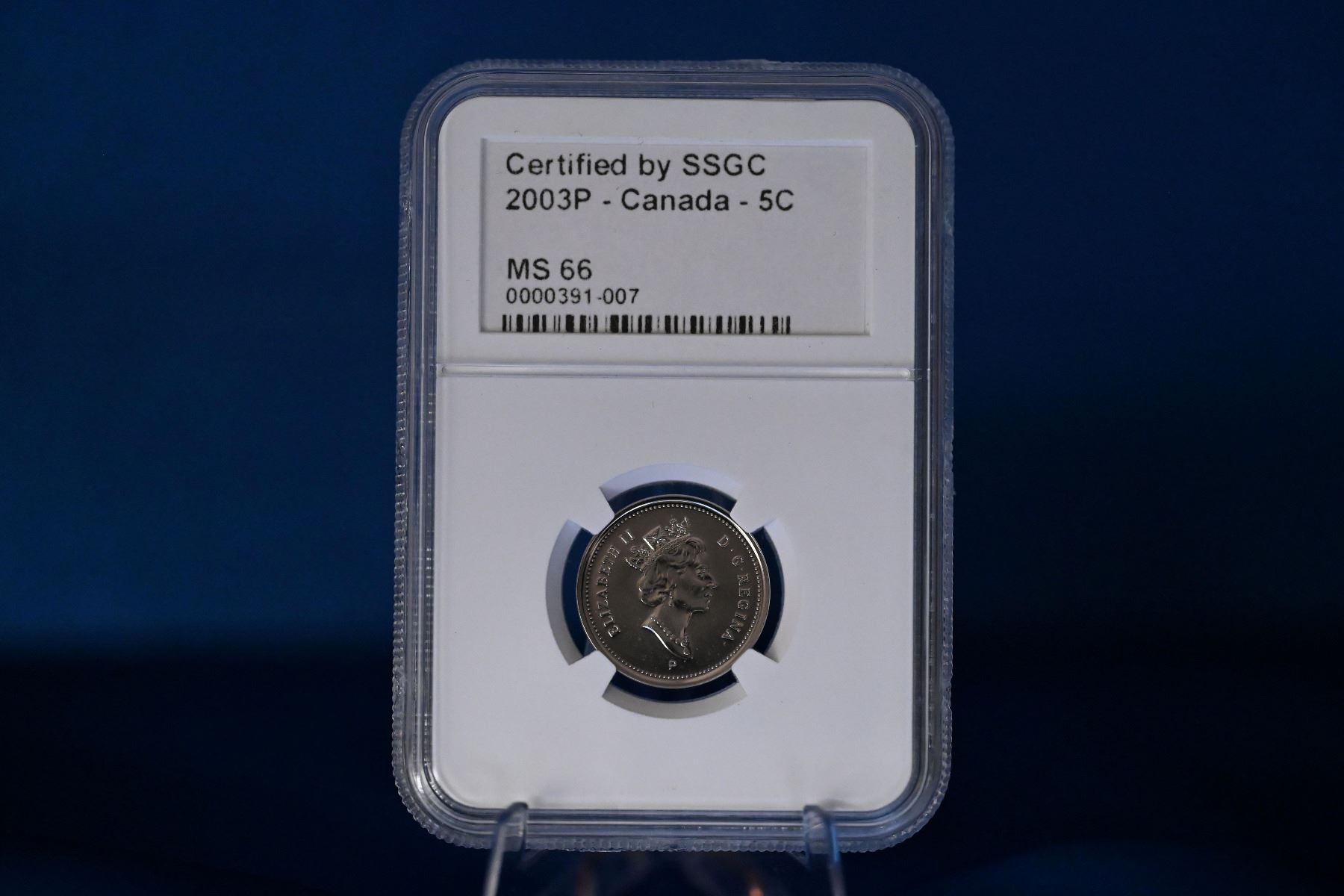 Canada 2003P 5 Cent SSGC MS 66