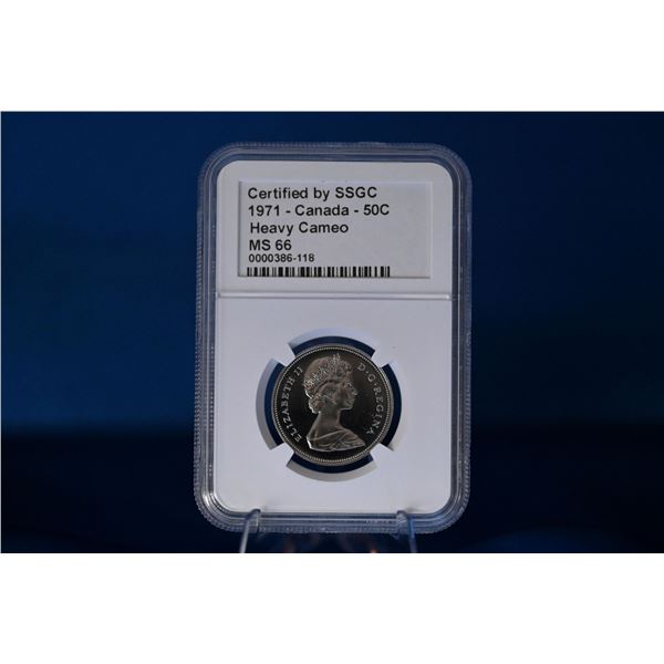 Canada 1971 50 Cent SSGC MS 66