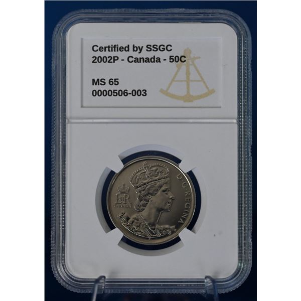 Canada 2002P 50 Cent SSGC MS 65