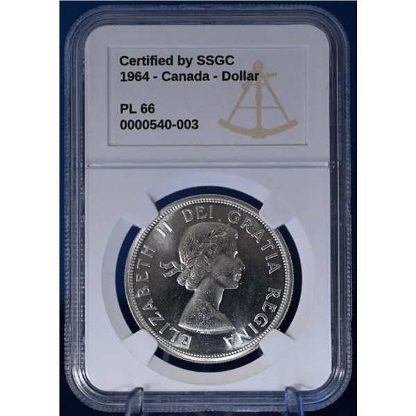 Canada 1964 1 Dollar SSGC PL 66