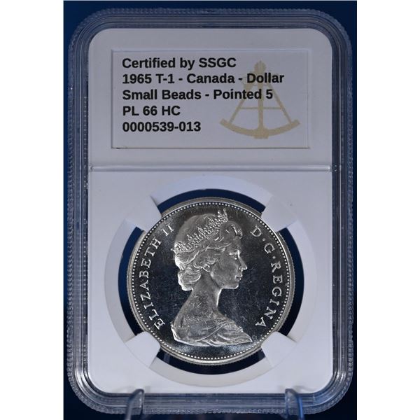 Canada 1965 1 Dollar T1 SB P5 SSGC PL 66 HC