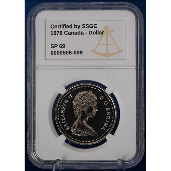 Canada 1978 1 Nickel  Dollar SSGC SP 69