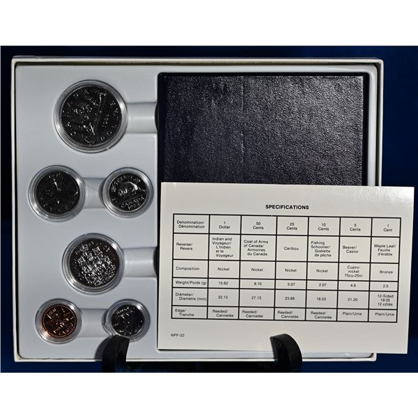 Canada 1984 Specimen six coin set