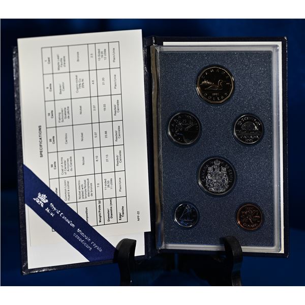 Canada 1991 Specimen six coin set