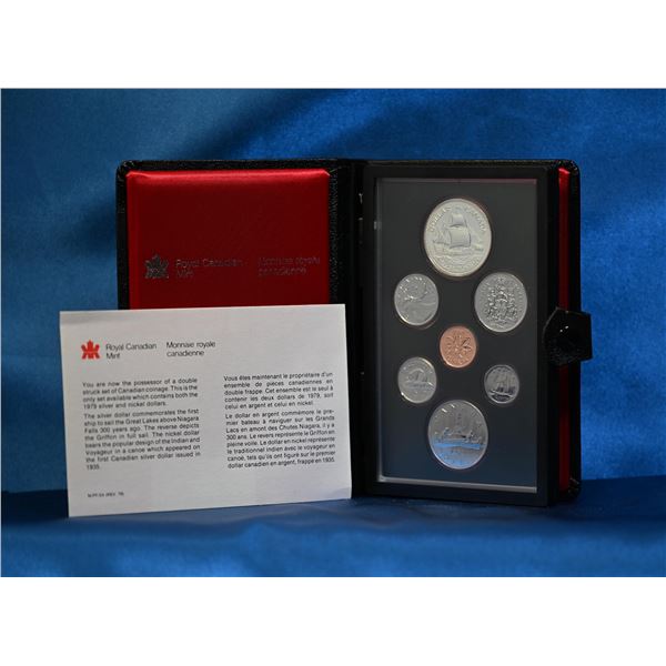 Canada 1979 Prestige double dollar, seven coin set