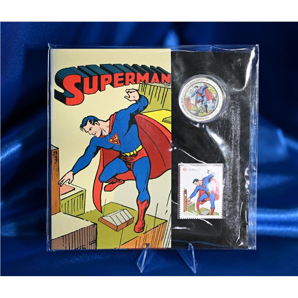 Canada 2013 50 Cent "Superman: Then and Now" Lenticular Coin