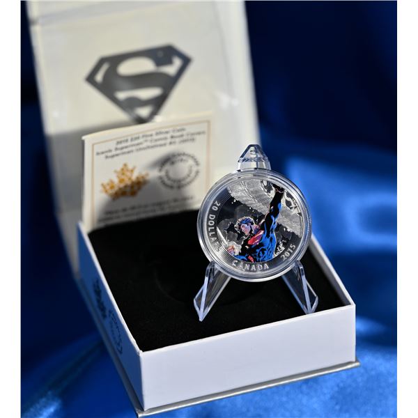 Canada 2015 $20  Iconic Superman™ Superman Unchained #2 (2013) Pure Silver Coin (Tax Exempt