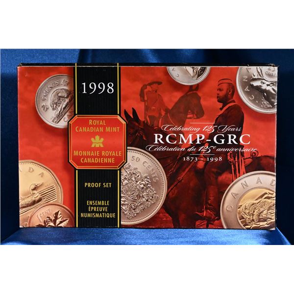 Canada 1998 Silver Proof Set 125 year RCMP Commemorative set