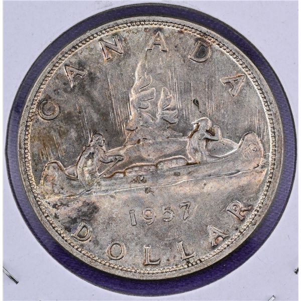 Canada 2X Silver Dollar 1957 & 1958