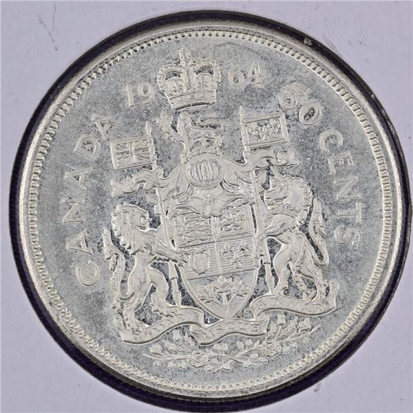 Canada 2X Silver 50 Cent 1964 & 1965