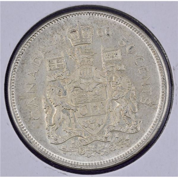 Canada 2X Silver 50 Cent 1966 & 1967
