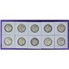 Image 1 : Canada 10X Silver 50 Cent George VI Random Years