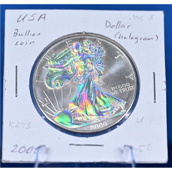 USA 2000 Silver Eagle