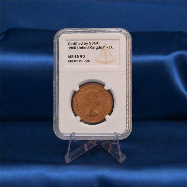Great Britain -19787 - Coinage of Great Britain and Northern Ireland, plus United  Kingdon 1966 1 Pe