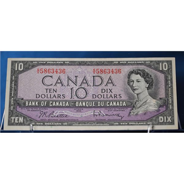 BC-40b 1954 10 dollars - Beattie-Rasminsky - Modified S/V - 5863436 GUNC