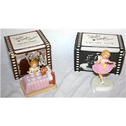 Lot of 2 Shirley Temple Porcelain Figurines