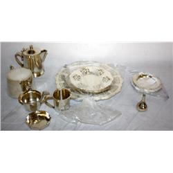 Lot of Silver Plated & Stainless Steel Items