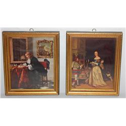 2 Framed Prints 7" x 9"