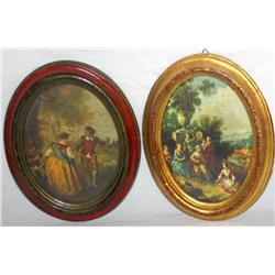 2 Framed Vintage Italian Prints