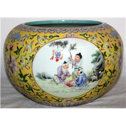 Vintage Hand Painted Asian Vase