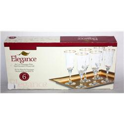 Elegance Champagne Flutes