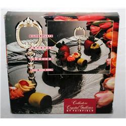 Silverplated Crystal Serving Tray