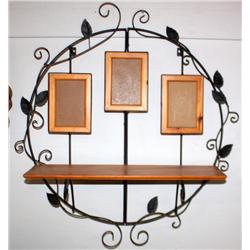 Hanging Wall Shelf and Picture Frame