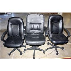 Lot of 3 Office Chairs