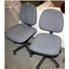 Image 1 : 2 Cloth Office Chairs