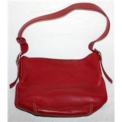Red Leather Coach Purse