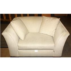 Oversized White Chair