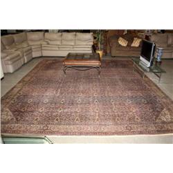 Indian Wool Rug (agra) made in 1900