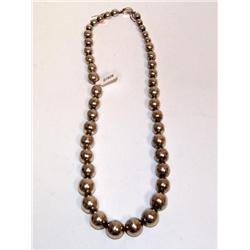 Taxco Sterling Beaded Necklace
