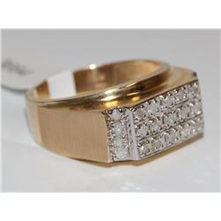 Diamonds Cluster Design Men's Ring