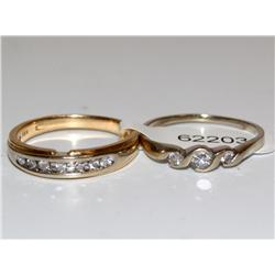 Diamonds Wedding  Hand Made Band