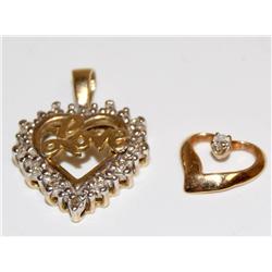 Diamonds Heart Love Pendant