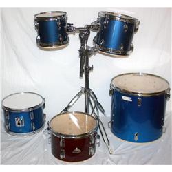 5 Pc. Drum Set and Stand