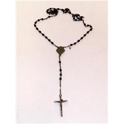 Antique Rosary Bead Necklace