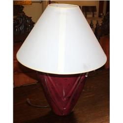 1 Hand Painted Lamp