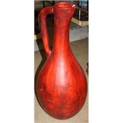 1 Large Pottery Vase 32" Tall