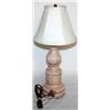 Image 1 : Vintage Lamp w/ Gold Gilt Design- Works Fine