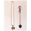 Image 1 : 925 Necklaces Tiger Eye, & Locket (Times the Money