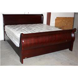 King Size Bed and Mattress & Boxspring