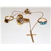 Image 1 : Lot Of 14K Gold Rings & Necklace 9.6g