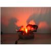 Image 2 : Red Sand Stone Shadow Lamp Cowboy & Horse