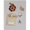 Image 1 : Lot Of Gold Plated Jewelry