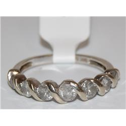 7 Diamonds SSS Hand Made Design Ladies Ring