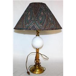 Vintage Hobnail Milk Glass Lamp
