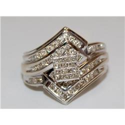 2.00Ctw Diamonds Invisible Setting Solitaire Ladie